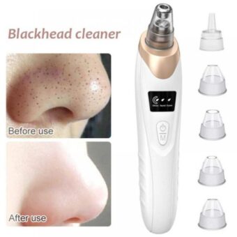 Face Vacuum Suction Blackhead Remover Pore Cleaner | Electric Deep Cleansing Tool for Nose & Face