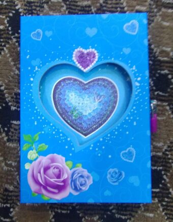 Beautiful Heart Shape Dairy with Lock  – Elegant & Stylish Journal | fancy look dairy (60 Pages) - Image 6