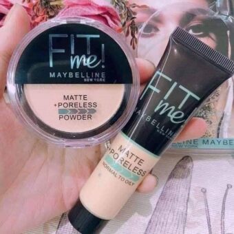 2-in-1 Makeup Deal – Liquid Foundation & Face Powder Combo for Smooth, Flawless Finish – Budget-Friendly Beauty Set - Ivory Shade