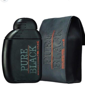 Pack of 1 - Creation Lamis Pure Black Eau de Toilette Spray for Men, Bold and Masculine Fragrance, 3.4 Fluid Ounces – Long-Lasting Scent – Premium Designer-Inspired Cologne - 100ml