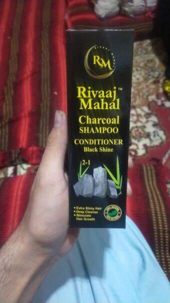 Rivaaj Mahal Charcoal Shampoo - Best Quality Shampoo | Charcoal Shampoo | Rivaj Mahal - 200ml - Image 3