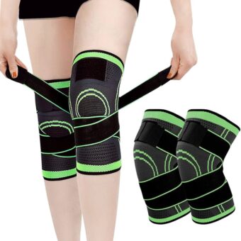 1 Pc Knee Support Patela Belt Elastic Bandage Tape Sport Strap Straps Knew Pad Protector Band For Knee Brace (random color)