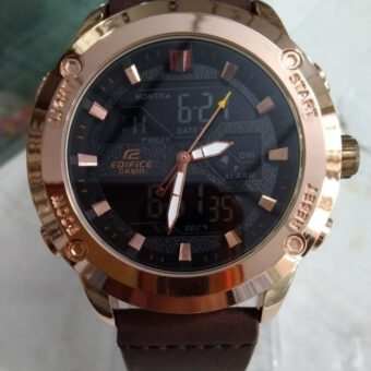 Edifice Watch For Men | Best Quality Watch For Men | Watch For Men - Wrist Watches For Men - Rubber Strap Watch - With Box