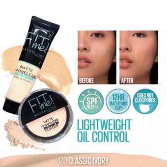 2-in-1 Makeup Deal – Liquid Foundation & Face Powder Combo for Smooth, Flawless Finish – Budget-Friendly Beauty Set - Ivory Shade - Image 9