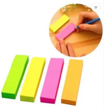 Sticky Notes Multi-Colour (Post-it Style Notepad) – Pack of 4 Pads, Each 3 x 3 Inches – Bright and Vibrant Assorted Colors for Home, Office, and School Use – Ideal for Reminders, Notes, and Organizing Tasks - Image 3