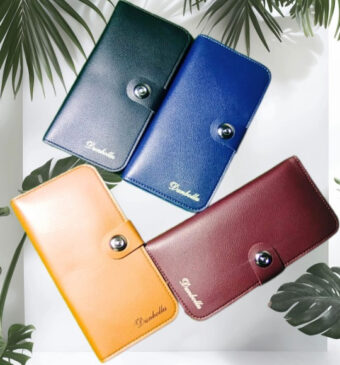 Dunbollu Slim Long PU Leather Wallet For Men With Zip - Card Holder Gents Wallet's | Best Quality Wallet For Men | Men's Wallet - Random Color