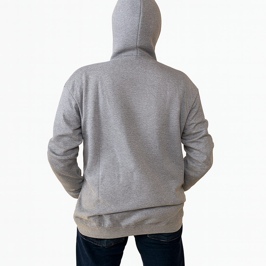 New Summer Collection Full Grey Hoodie Cute Cat Printed For Girl And Boys - Image 3