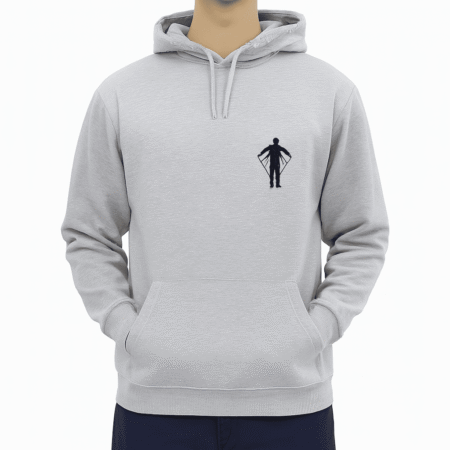 New Summer Collection Full Grey Hoodie FLY MAN Printed For Men And Boys