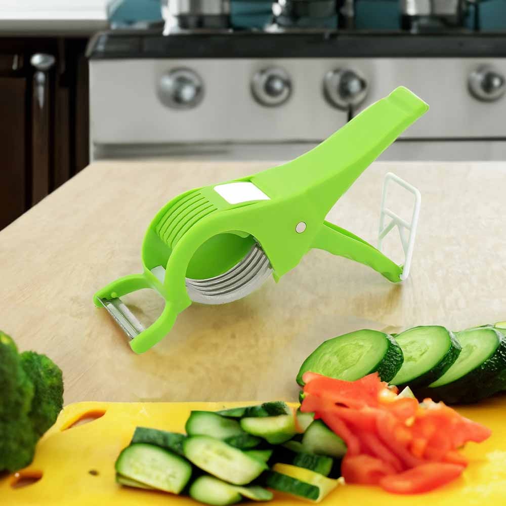 Multi Veg Cutter – 5 Blade Vegetable & Fruit Cutter and Slicer | Easy Kitchen Tool - Image 4