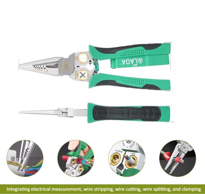 8-In-1 Wire Stripper & Voltage Tester – Multi-Purpose Electrical Tool For Professionals, Home Tool - Image 5
