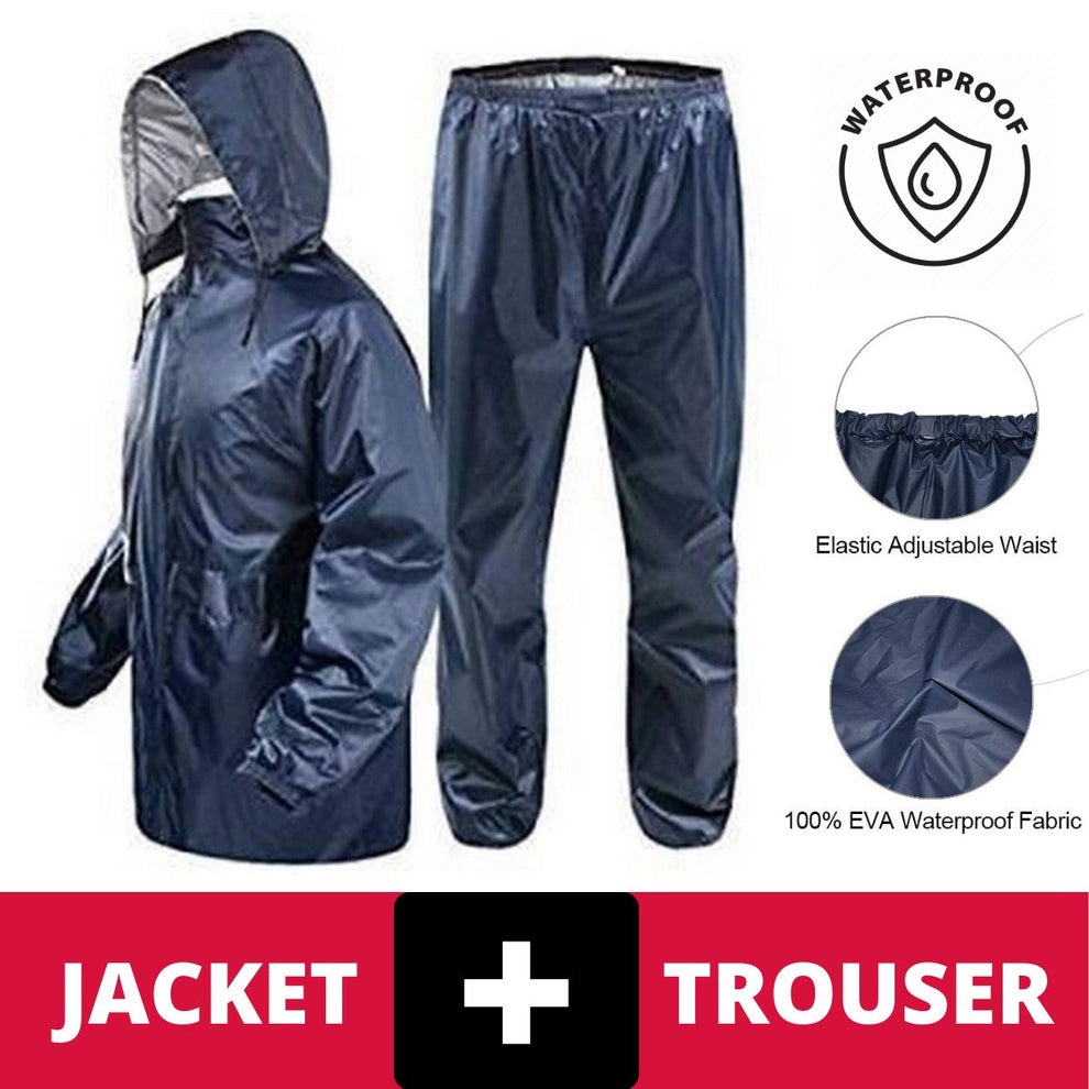 Ultimate Rain Protection: Waterproof Jacket & Pant Set - Lightweight & Durable for Outdoor Activities| Rain Coat | Rain Suit |