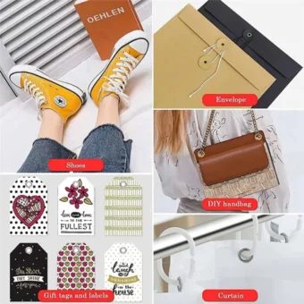 Metal Hand Press Tich Button fixer Machine metal good quality - 50 PCs button