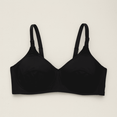 Plan Jersey Bra – Comfortable Everyday Women’s Bra | Soft Fabric, Perfect Fit, Black Color