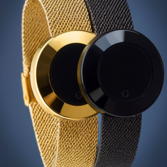 Ladies Smart Watch with Mesh Strap – Stylish Digital Wristwatch