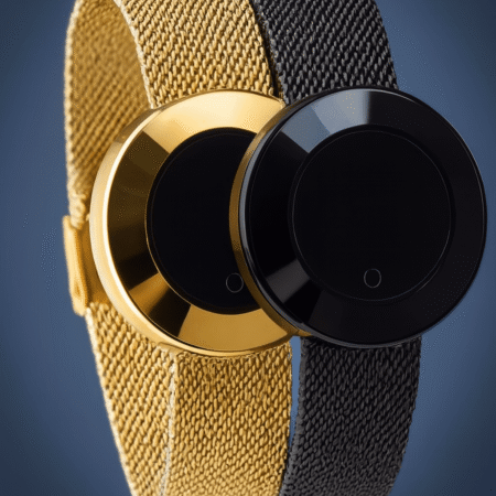 Ladies Smart Watch with Mesh Strap – Stylish Digital Wristwatch