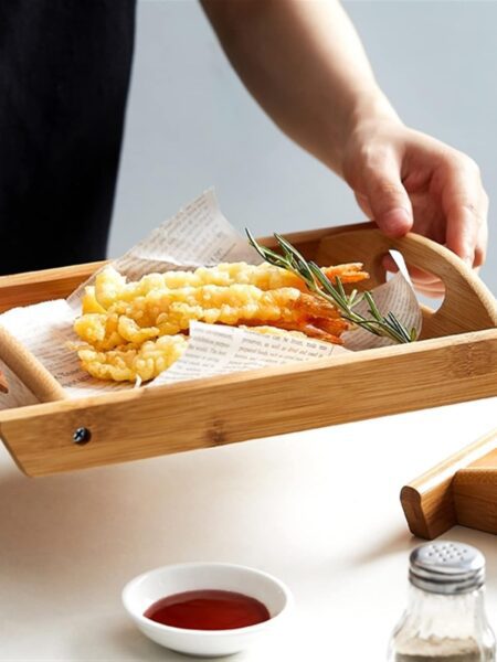 03 Pcs Set Wood Serving Tray For Kitchen | Best Quality Wooden Tray Set For Home | Wooden-Serving Trays