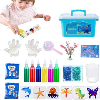 Handmade Water Toys Water Elf Set Ocean   - Magic Water Toy Kit - Shape Mold Handmade Water Elves Toy, Marine Life Creature Toys for Kids