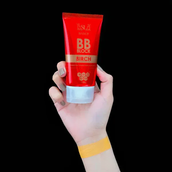 SL Basics BB Block 50g A revolutionary tinted sunscreen offering hydration, protection, and flawless coverage. Enriched with Vitamin E and Lotus Flower extract, it caters to all skin types - Image 2