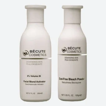 Becute skin polish set - Becute Bleach Powder & Facial Blonde Activator
