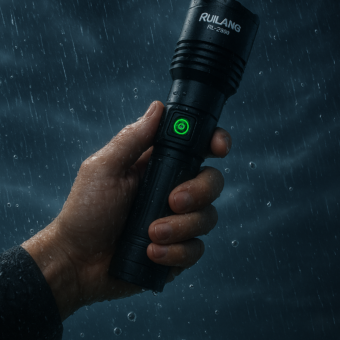 RL-2308 High-Power Rechargeable LED Flashlight – Long Range, Durable & Energy Efficient