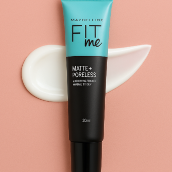 Maybelline Fit Me Matte + Poreless Primer – Liquid Pore-Minimizing Face Primer, 30ml