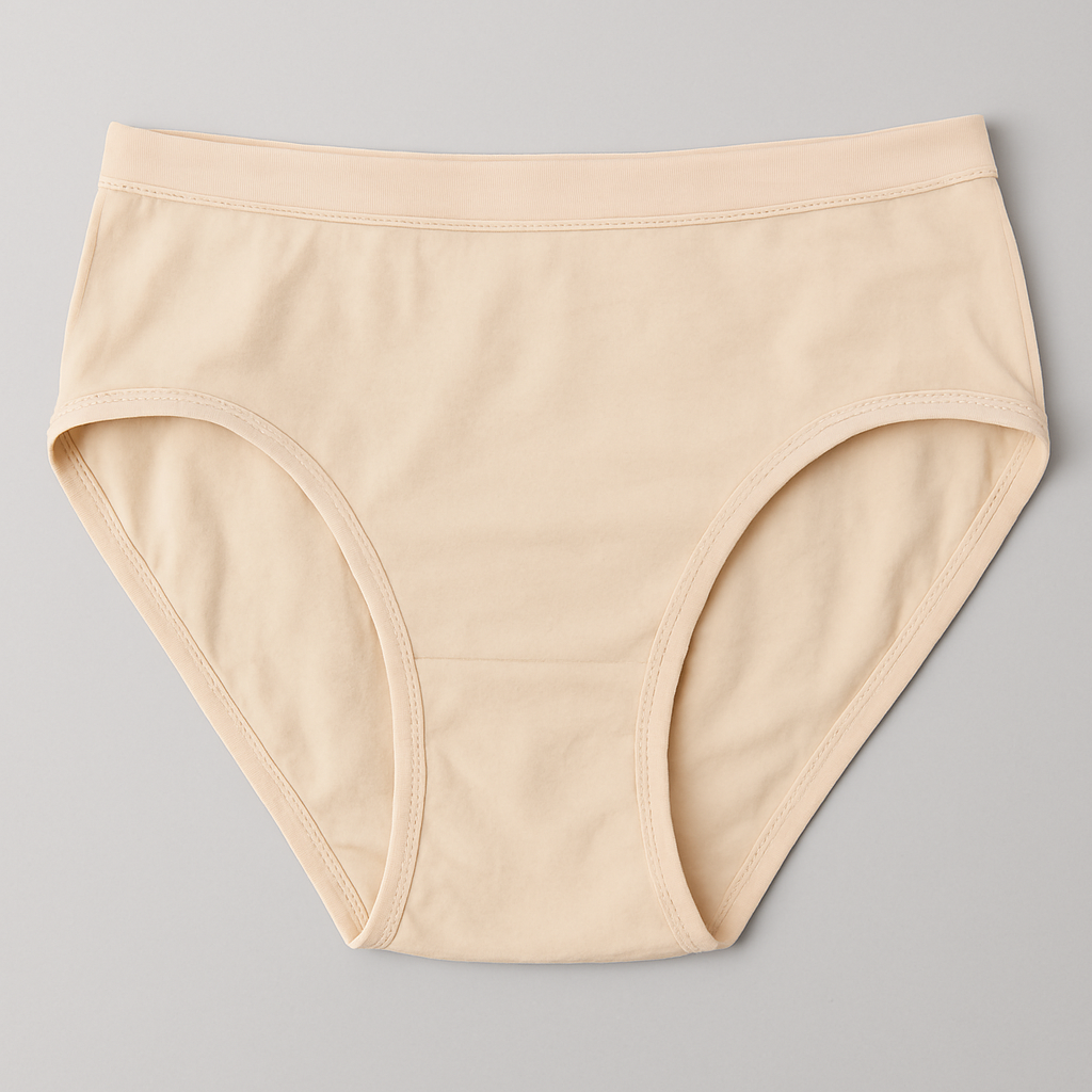 Malai Soft Fabric Underwear for Women – High Quality, Comfortable & Lightweight Everyday Panty in Skin Color, Sizes S, M, L - Image 3