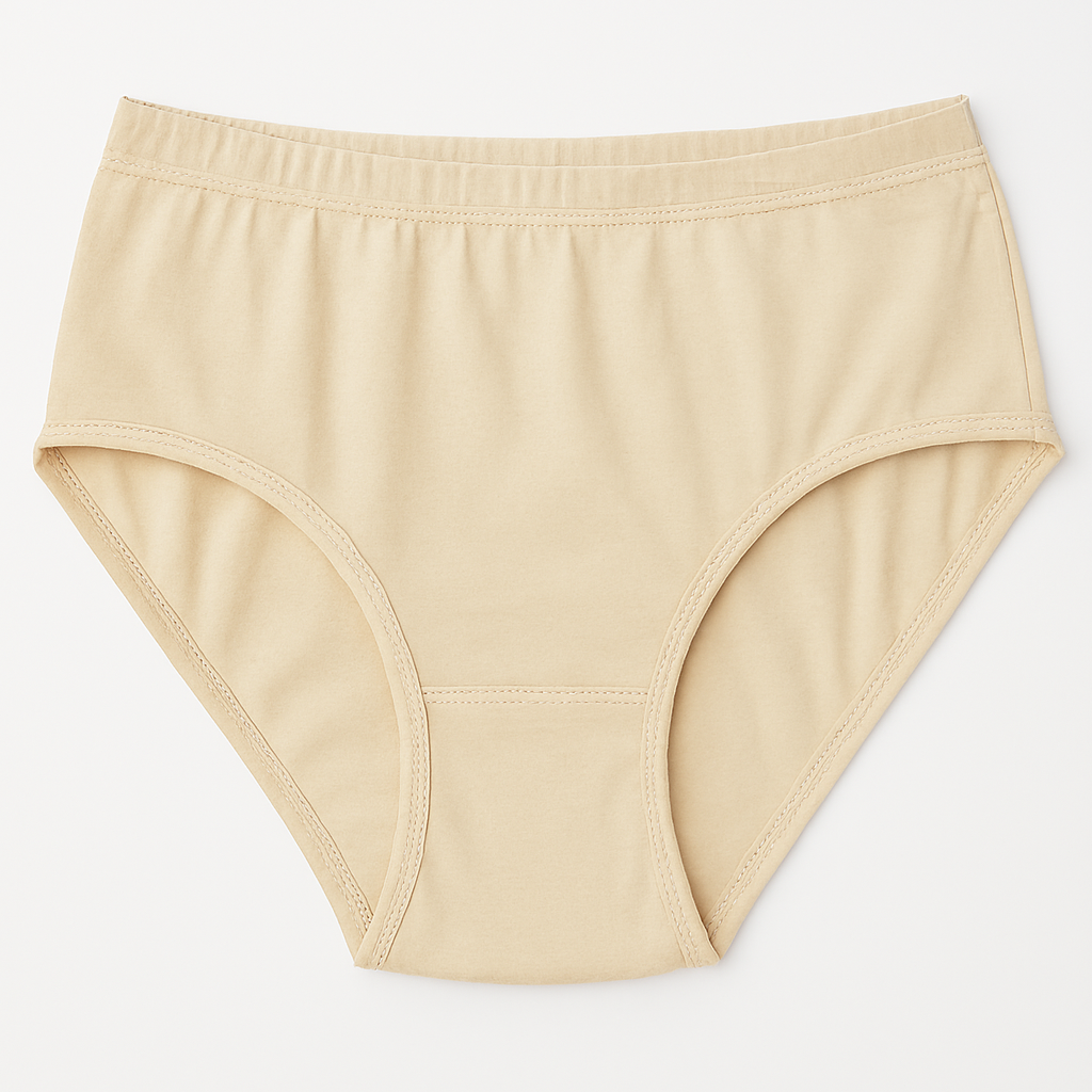 Malai Soft Fabric Underwear for Women – High Quality, Comfortable & Lightweight Everyday Panty in Skin Color, Sizes S, M, L - Image 2