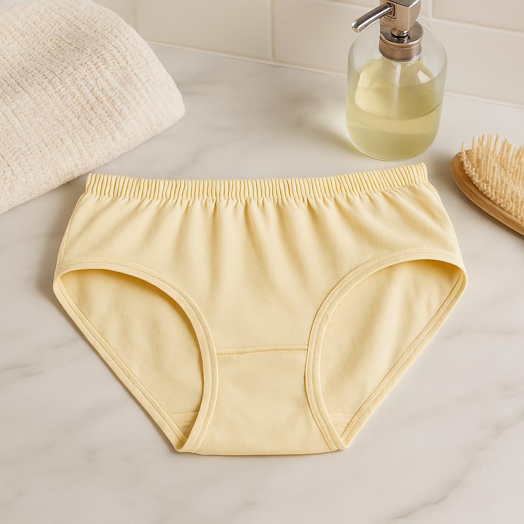 High Quality Pure Cotton Soft Fabric Panty – Comfortable Everyday Wear (Skin, S/M/L) - Image 3