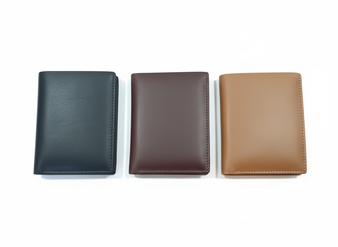 Original Cow Leather Handmade Men’s Wallet – Premium Slim Bifold Design, Available in Black, Brown & Mustard - Image 4