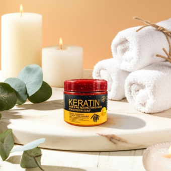 Keratin Hair Mask Treatment – Deep Repair & Strengthening Formula with Nourishing Keratin Complex | Rmaged Hair, Enhances Shine, Controls Frizz & Protects Color-Treated Hair (300ml)