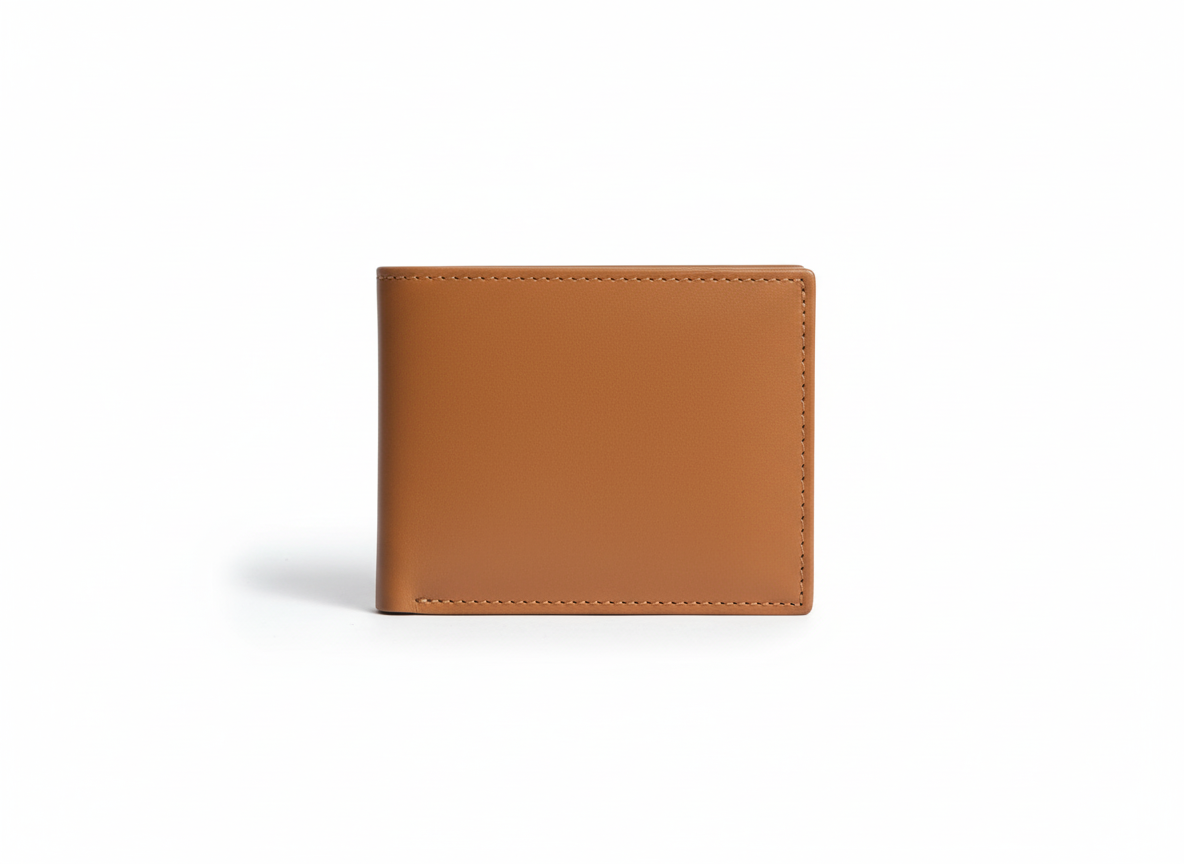 Original Cow Leather Handmade Men’s Wallet – Premium Slim Bifold Design, Available in Black, Brown & Mustard - Image 5
