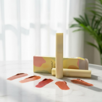 Kaqili Soft Mist Lipgloss – Velour Air Lip Glaze, Lightweight Matte Finish, Long-Lasting Hydration & Smooth Texture – Shades 1, 2, 3, 4