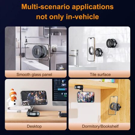 Adjustable Mobile Suction Holder – Strong Grip Phone Mount for Car, Desk, Kitchen & Bedside Use