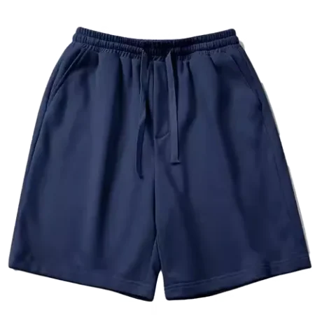 Men’s Navy Blue Jersey Shorts – Comfortable Casual Wear