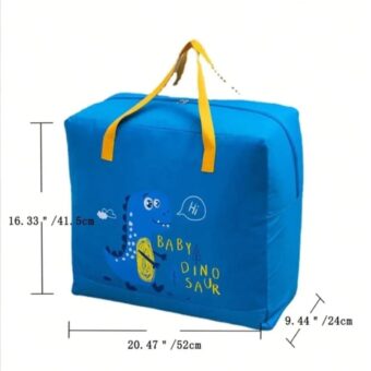 Baby Dinosaur Cloth Organizer and Storage Handbag Portable | Portable Storage Bag | ( Random Color & Mix Design )