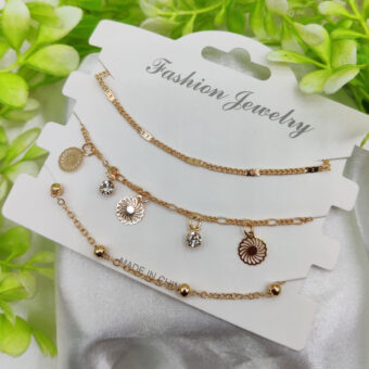 Imported Triple-Layered Adjustable Bracelet Set | Best Quality Artificial Bracelet For Girls & Women | Bracelet For Every Occasion | Elegant Design