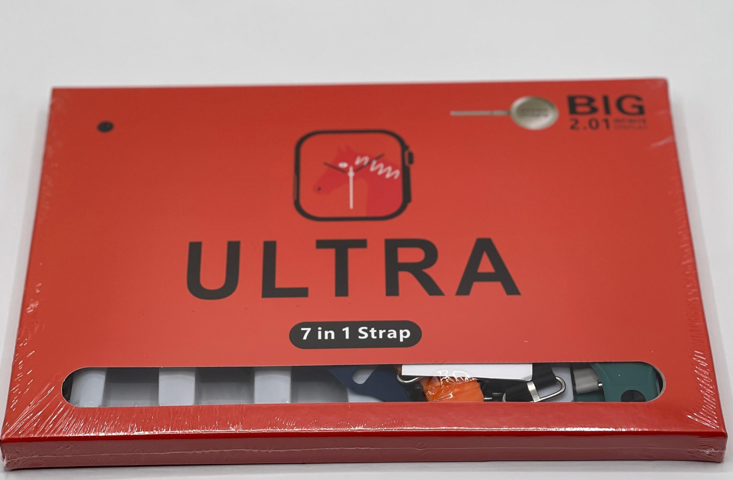 7-in-1 Ultra Smart Watch – Advanced Multi-Feature Fitness Tracker with Heart Rate Monitor, Sleep Tracking, Bluetooth Calling, Sports Modes & More Random Color Straps - Smartwatch With 6 Silicone Stripes And 1 Metal Strip - Image 3