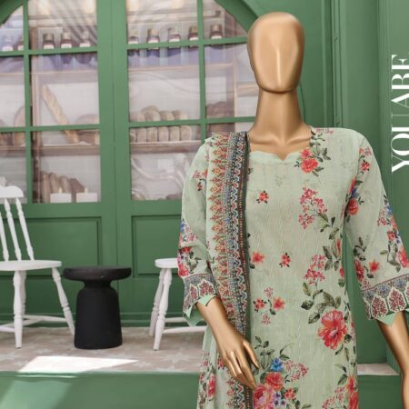 ✨ VIVARI  ✨ 3 Piece  Luxury Lawn Digital Printed Chickenkari Lawn Shirt/ Luxury Digital Printed  Pure Lawn/Unstitched Suit New Collection For Womens
