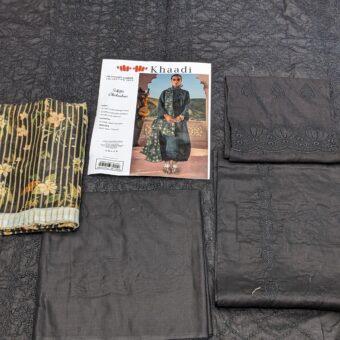 ✨ KHAADI ✨ 3 Piece Khaadi chicken Kari Unstitched Suit new Collection for womens