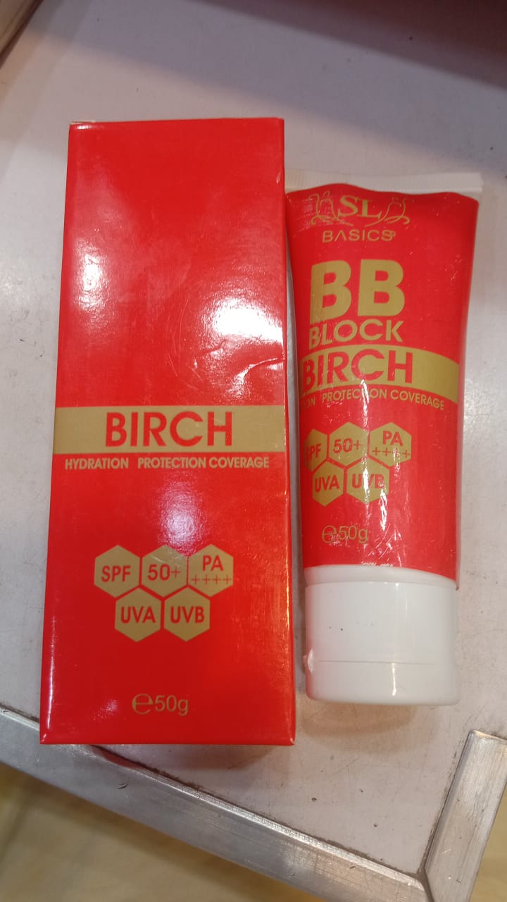 SL Basics BB Block 50g A revolutionary tinted sunscreen offering hydration, protection, and flawless coverage. Enriched with Vitamin E and Lotus Flower extract, it caters to all skin types - Image 3