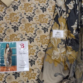 ✨ BINSAEED❤️  Bana Dora 3piece Unstitched Suit SUMMAER LAWN COLLECTION