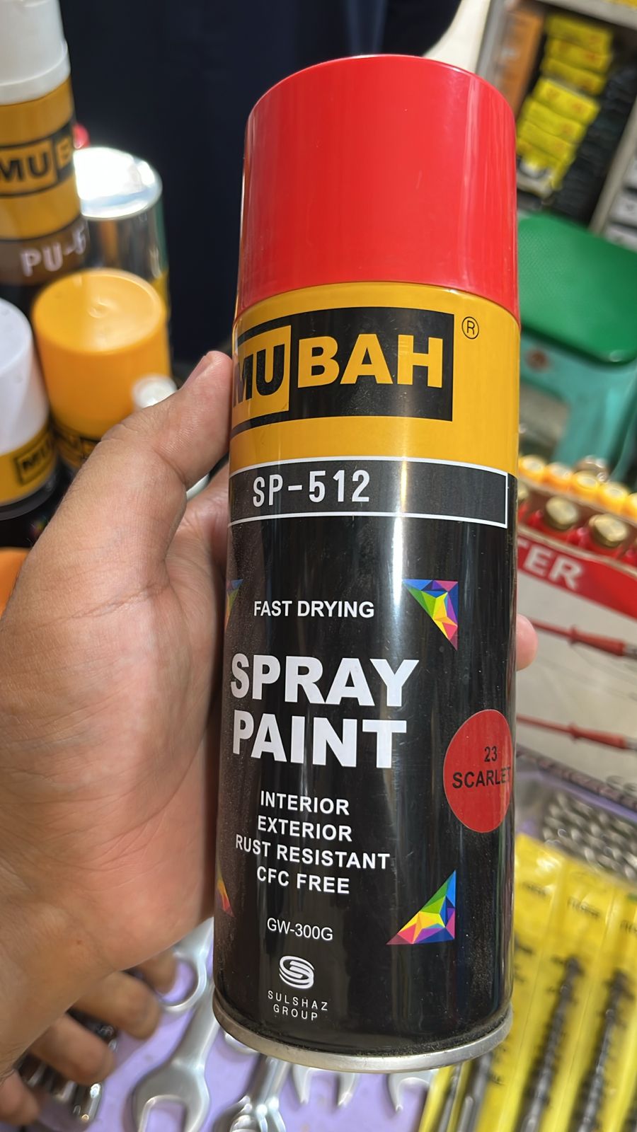 MUBAH Color Spray 300g – Quick-Dry, Fade-Resistant, Smooth Finish Color Spray for Vibrant Results - Image 4