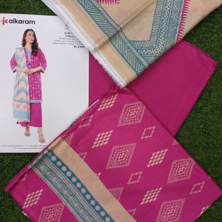 alkaram Lawn | Unstitched Collection 3 Pieces Casual Wear| Summer collection 2025 Collection Vol 1❤️
