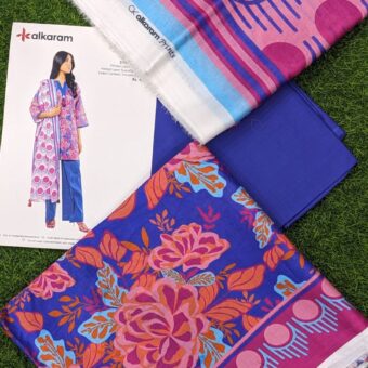 alkaram Lawn | Unstitched Collection 3 Pieces Casual Wear| Summer collection 2025 Collection Vol 1❤️