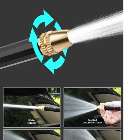 High-Pressure Hose Nozzle Gun Set – Adjustable Spray Watering Tool with Ergonomic Handle, Leak-Proof Design