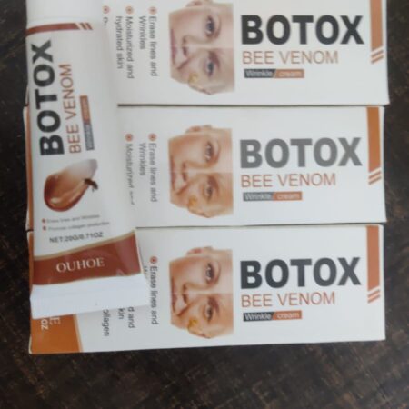 Botox Bee Venom Wrinkle Cream – Anti-Aging & Moisturizing Formula | Smooth Fine Lines, Hydrate Skin, Boost Collagen (20g)