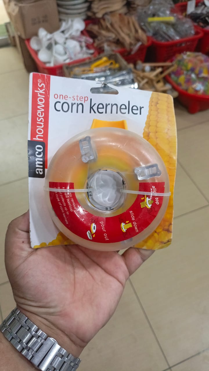 One-Step Corn Cutter & Kerneler – Easy Corn Remover with Built-In Collection Bowl - Image 3