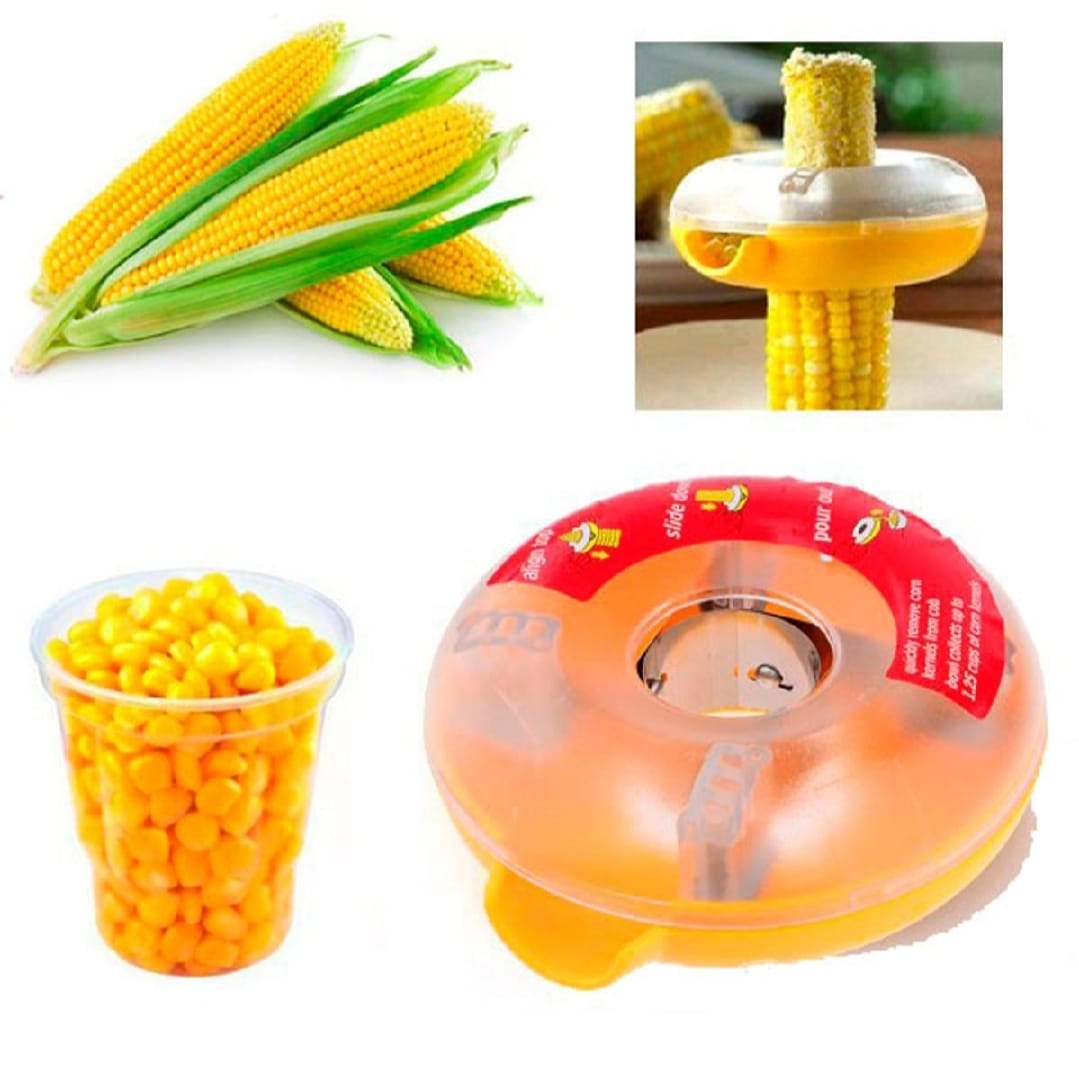 One-Step Corn Cutter & Kerneler – Easy Corn Remover with Built-In Collection Bowl - Image 4