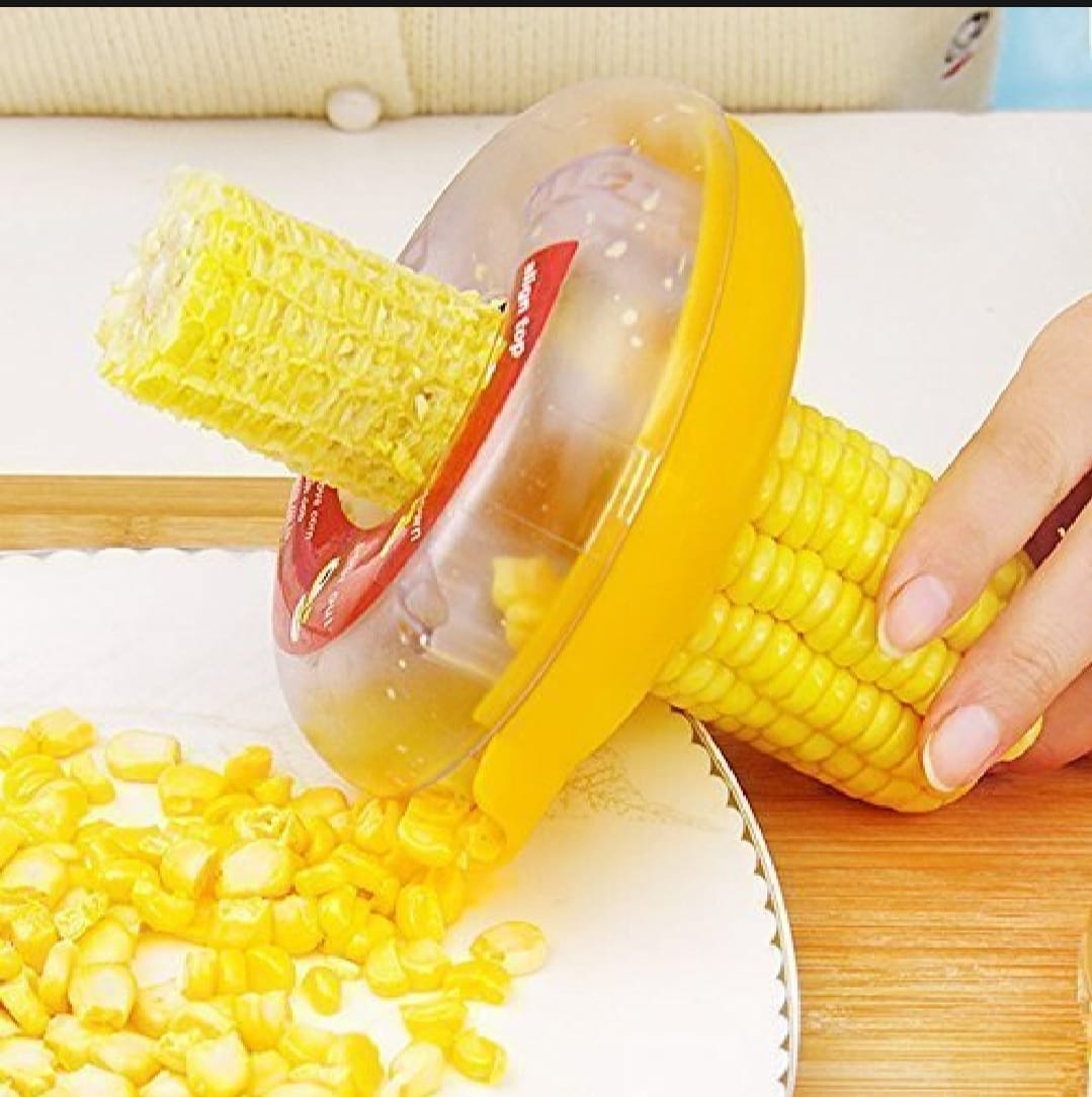 One-Step Corn Cutter & Kerneler – Easy Corn Remover with Built-In Collection Bowl - Image 5