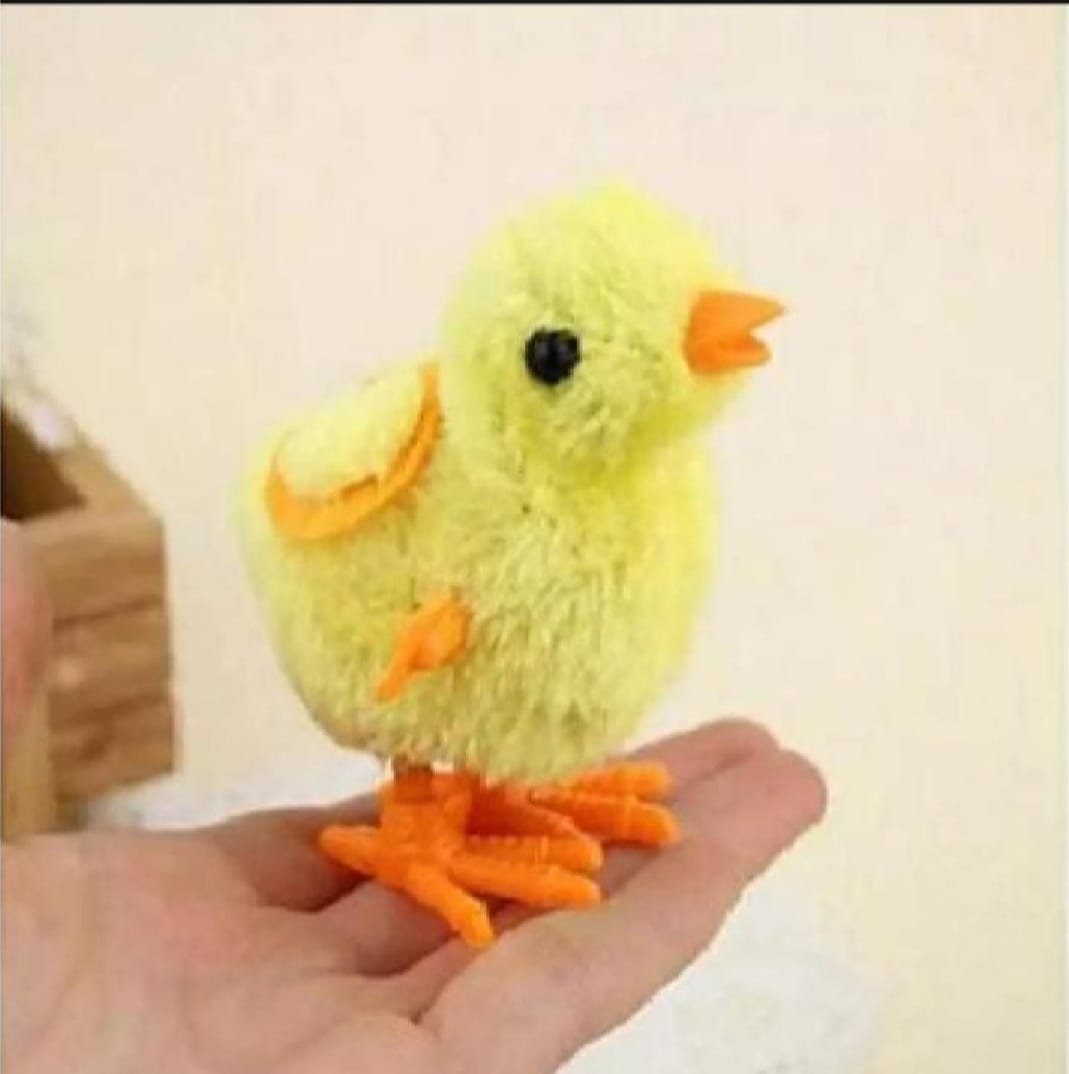 Pack of 1 Chicken Chick's Walking Toys - Lovely Chick Walking Toy,Wind Up Jumping Yellow Baby Chick Chicken - Image 3